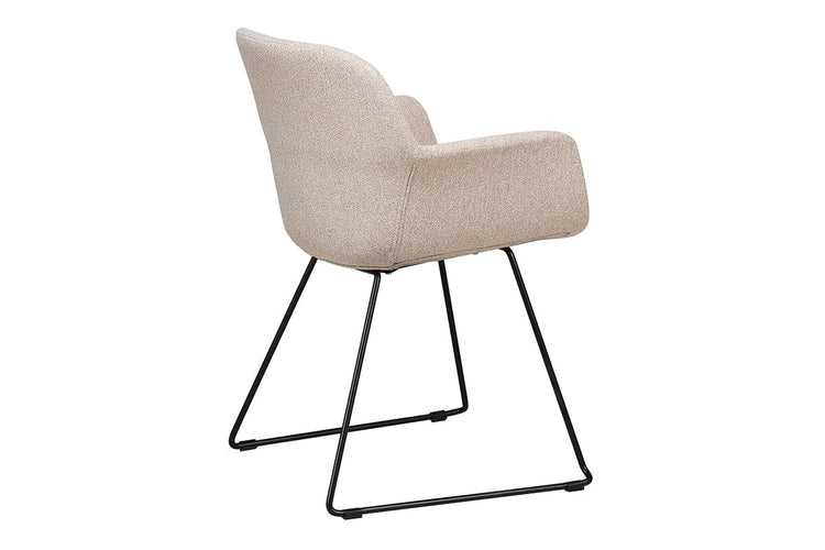 Tommy Tub Fabric Chair - Sled Base Jasonl 