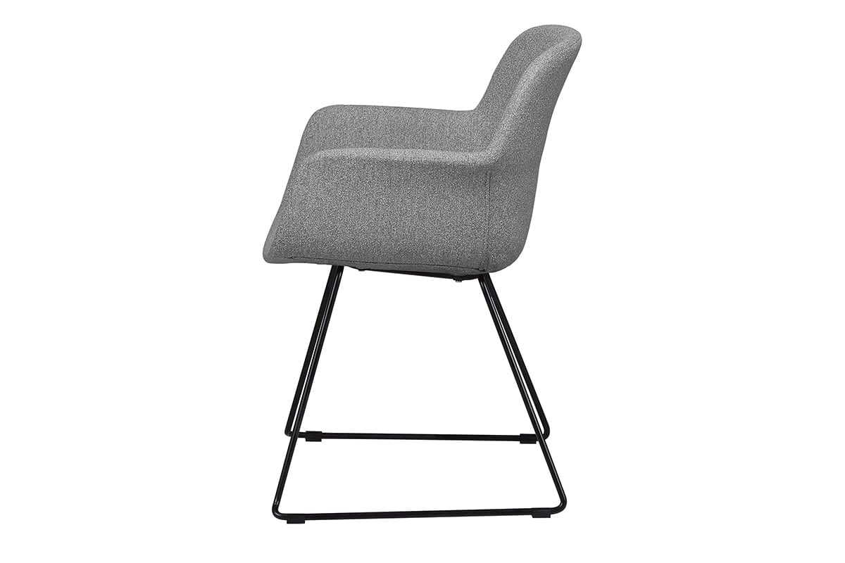 Tommy Tub Fabric Chair - Sled Base Jasonl 