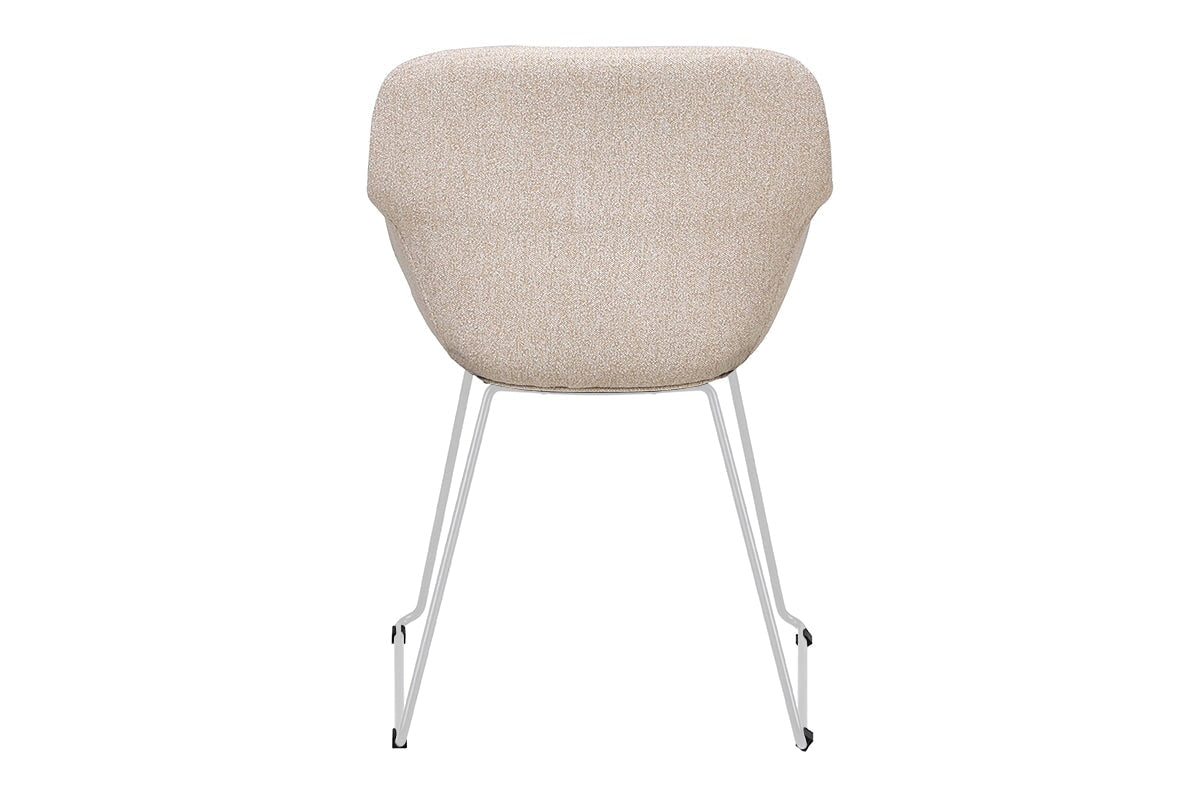 Tommy Tub Fabric Chair - Sled Base Jasonl 