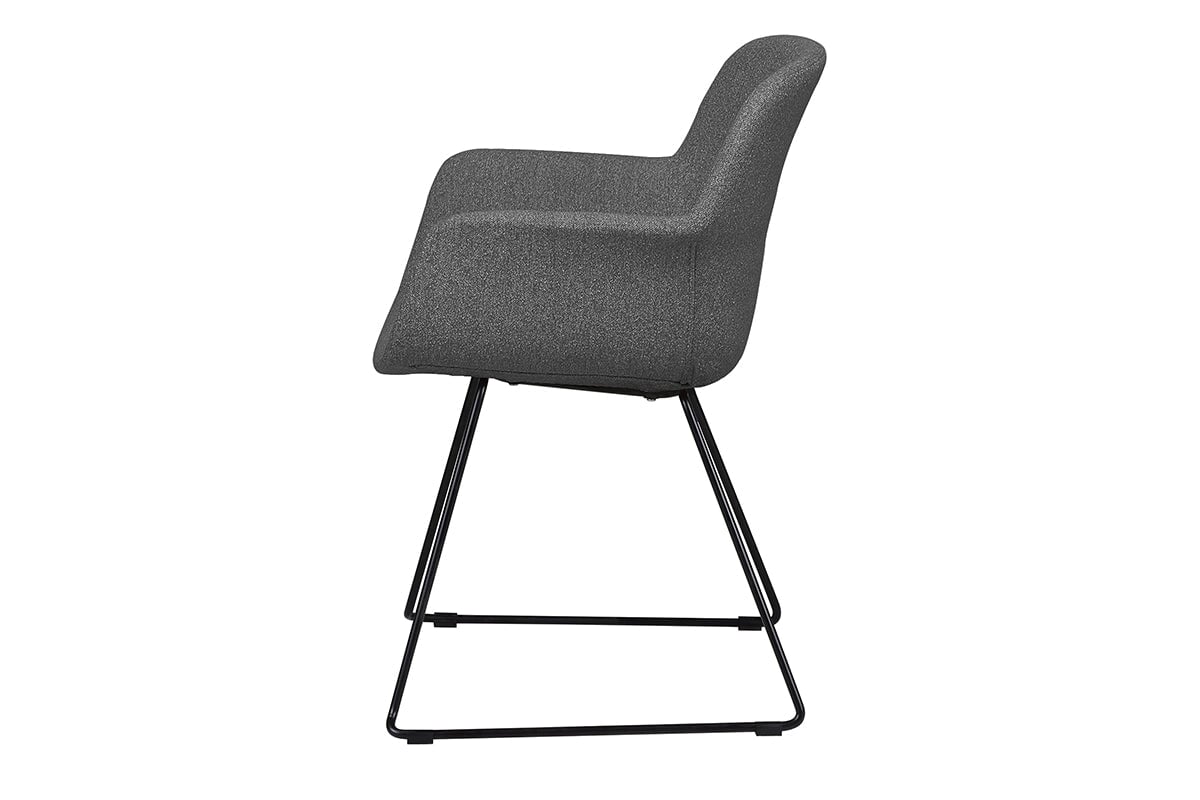 Tommy Tub Fabric Chair - Sled Base Jasonl 