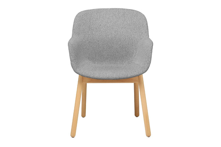 Tommy Tub Fabric Chair - Wooden Base Jasonl 