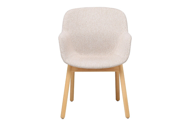 Tommy Tub Fabric Chair - Wooden Base Jasonl 