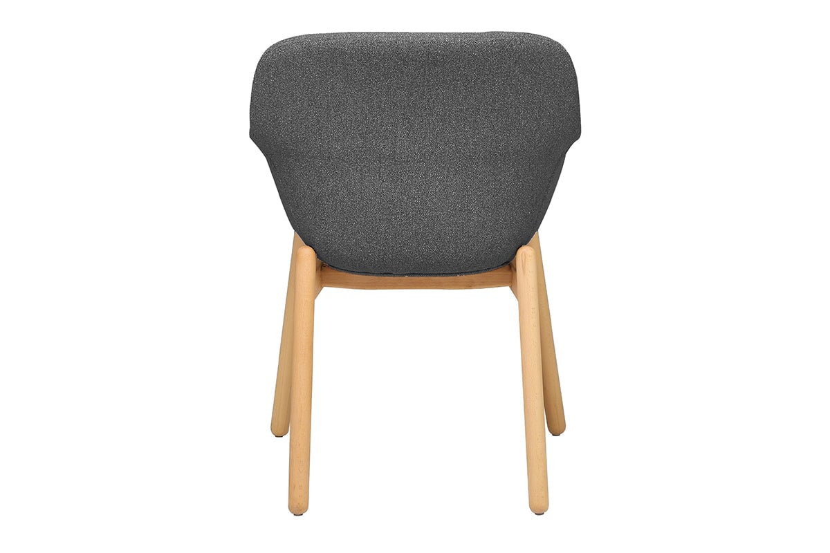 Tommy Tub Fabric Chair - Wooden Base Jasonl 