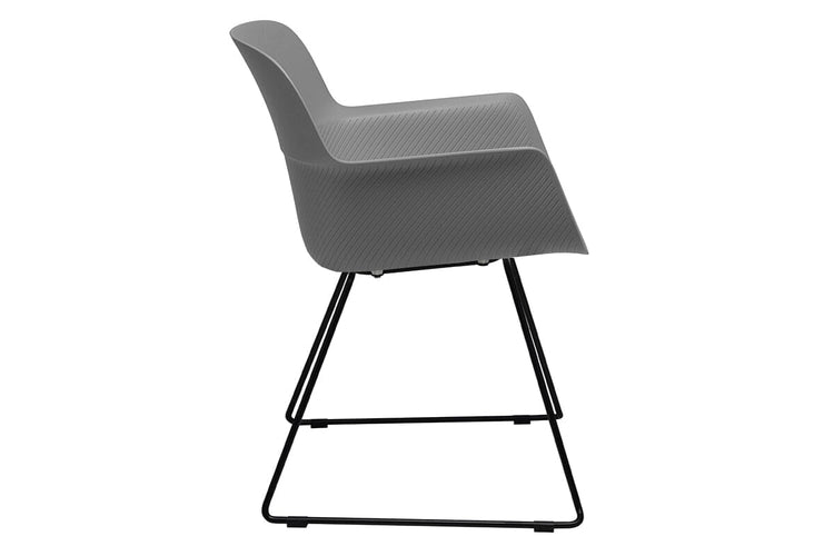 Tommy Tub Plastic Chair - Sled Base Jasonl 