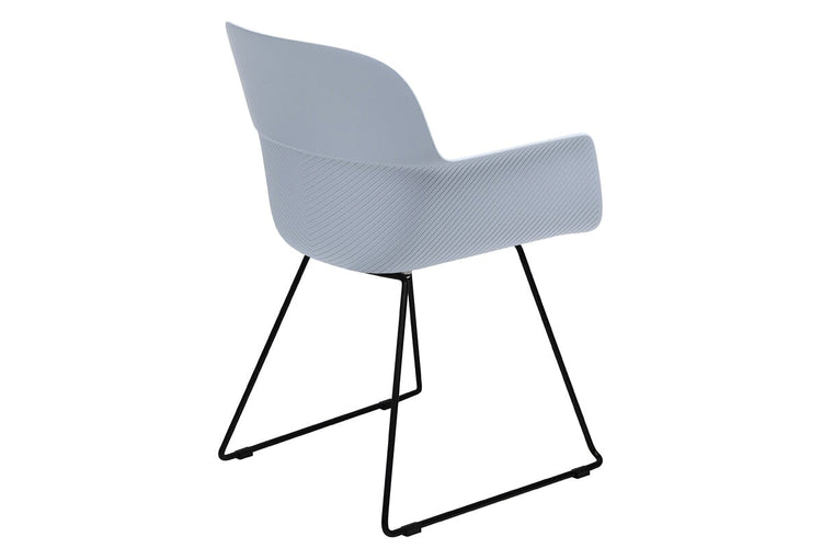 Tommy Tub Plastic Chair - Sled Base Jasonl 