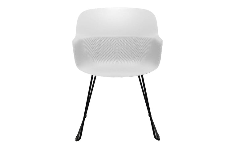 Tommy Tub Plastic Chair - Sled Base Jasonl 