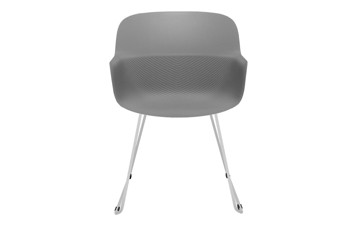 Tommy Tub Plastic Chair - Sled Base Jasonl 