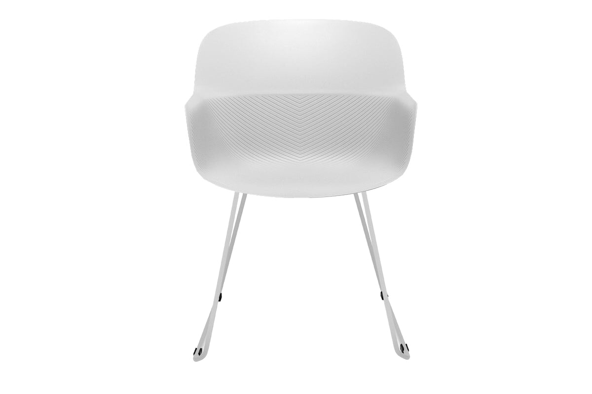 Tommy Tub Plastic Chair - Sled Base Jasonl 