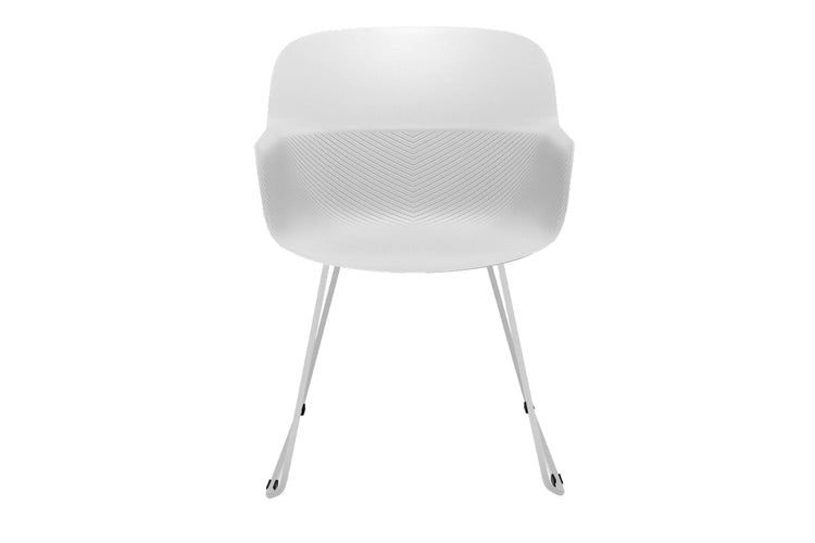 Tommy Tub Plastic Chair - Sled Base Jasonl 