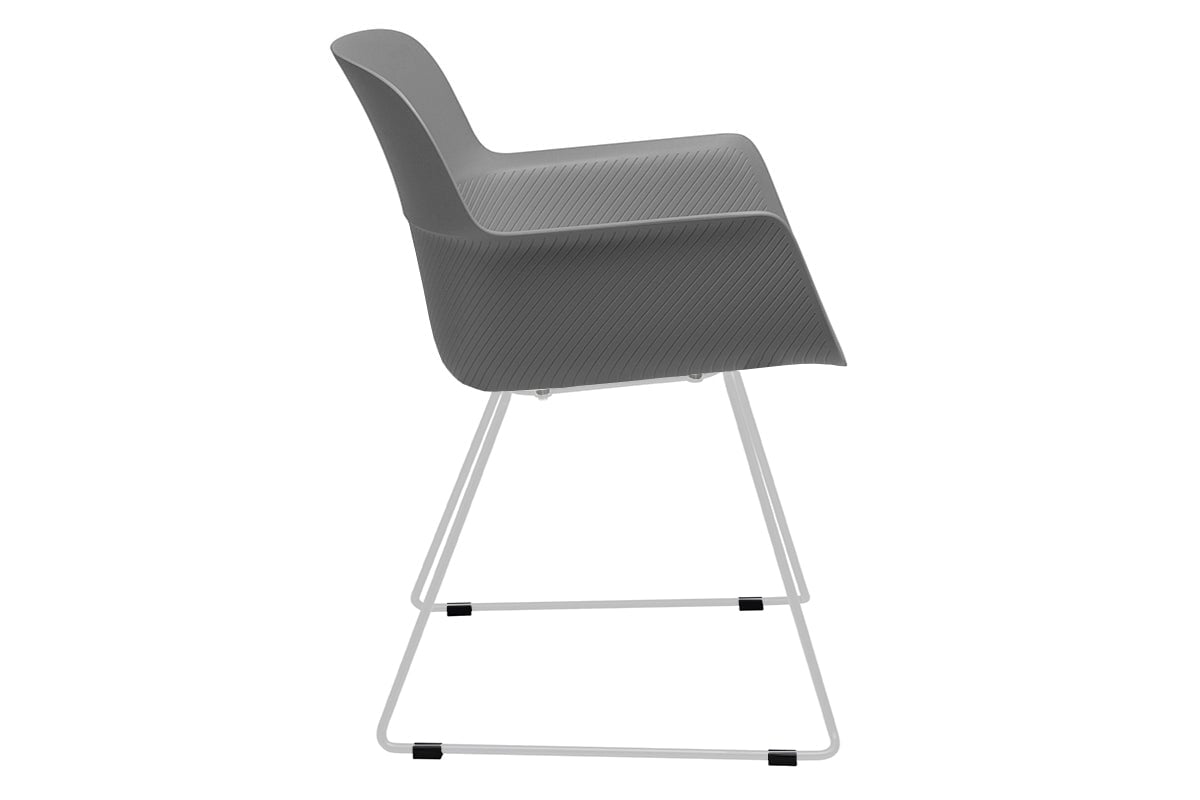 Tommy Tub Plastic Chair - Sled Base Jasonl 