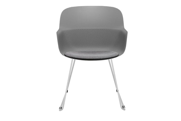 Tommy Tub Plastic Chair - Sled Base Jasonl 