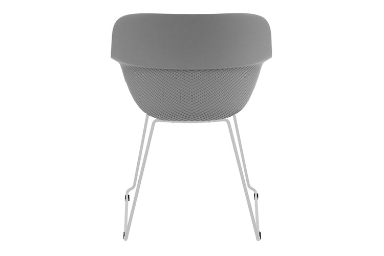 Tommy Tub Plastic Chair - Sled Base Jasonl 