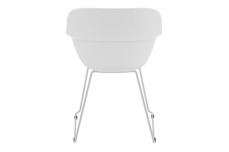 Tommy Tub Plastic Chair - Sled Base Jasonl 