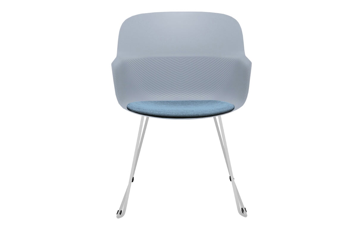 Tommy Tub Plastic Chair - Sled Base Jasonl 