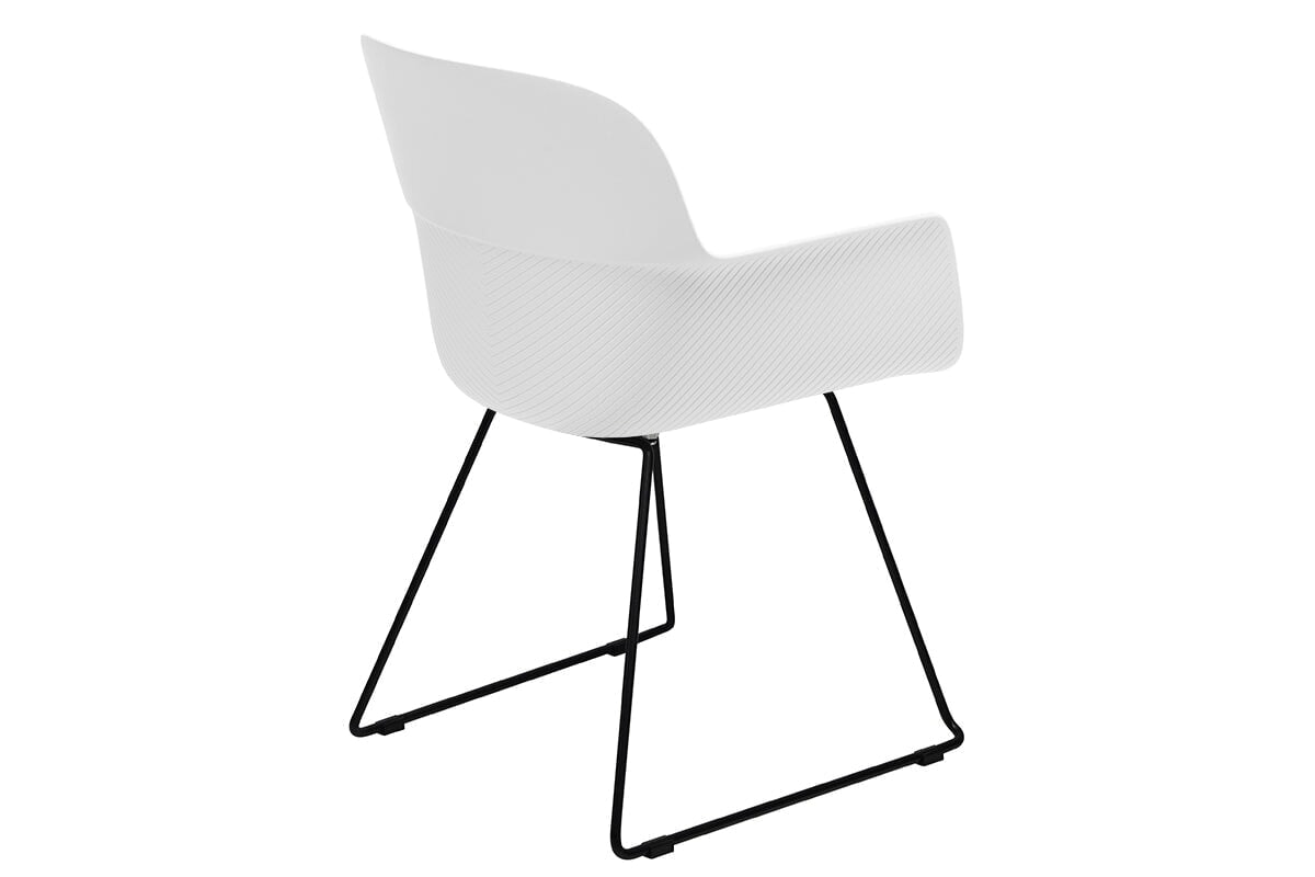 Tommy Tub Plastic Chair - Sled Base Jasonl 