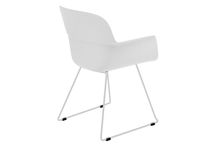 Tommy Tub Plastic Chair - Sled Base Jasonl 