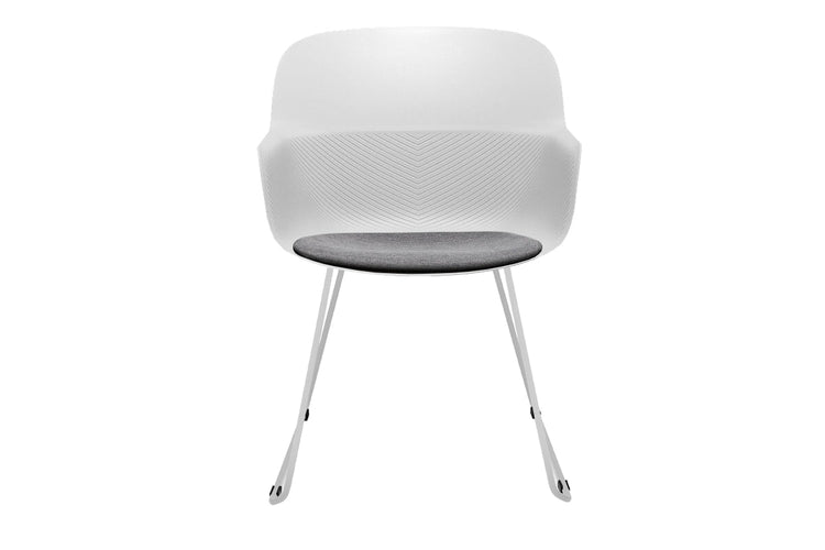 Tommy Tub Plastic Chair - Sled Base Jasonl 