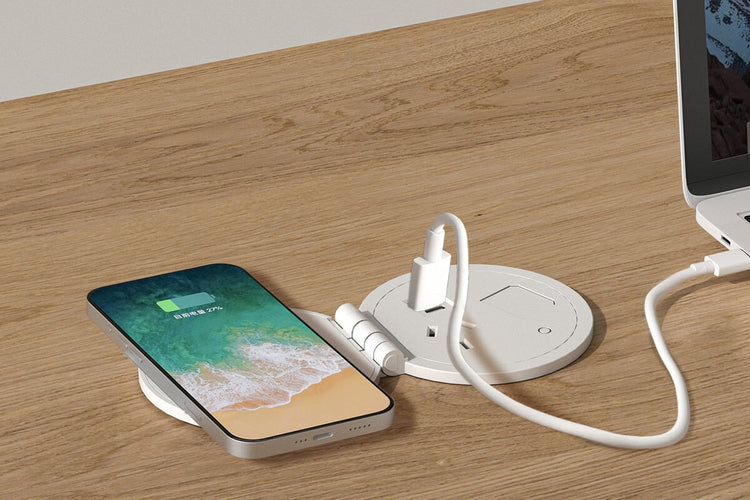 Trione Built In Power Hub - 1 x GPO and 1 x Usb A/C Outlets & Wireless Charging Jasonl 