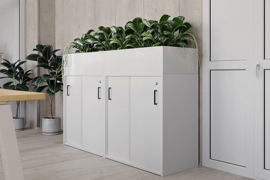 Uniform Credenza + Planter Box [1600W x 975H x 428D] Jasonl 