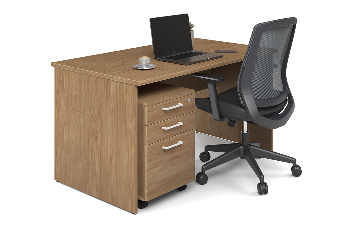 Uniform Panel Desk [1200W x 750H x 700D] Jasonl salvage oak salvage oak laminate 