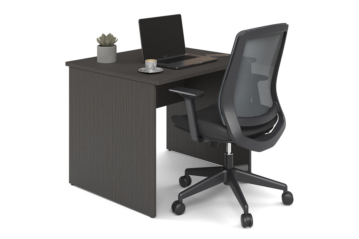 Uniform Panel Desk [900W x 750H x 600D] Jasonl dark oak 