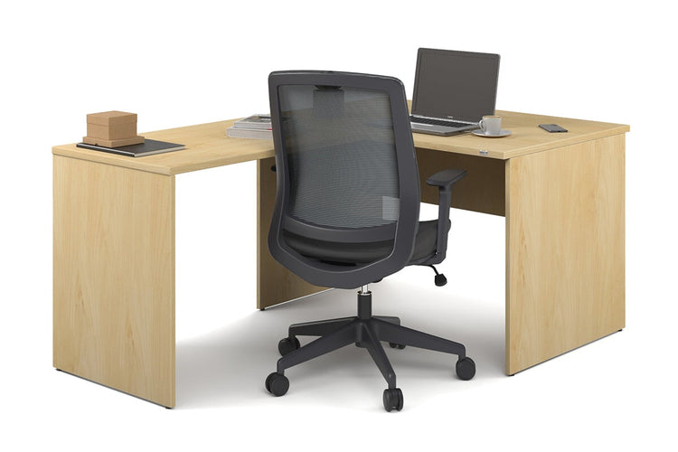 Uniform Panel Return Desk [1200L x 1600W] Jasonl maple none 