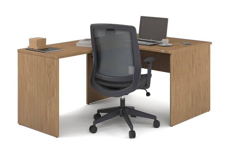 Uniform Panel Return Desk [1200L x 1600W] Jasonl salvage oak none 