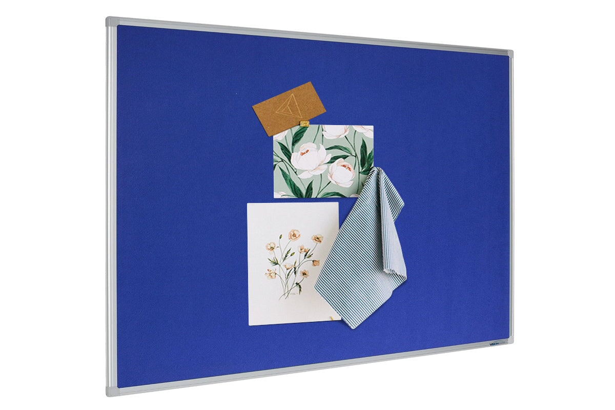 Vision Felt Board [1200H x 1500W] Vision royal blue 