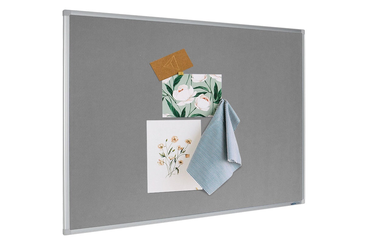 Vision Felt Board [1200H x 1800W] Vision grey 