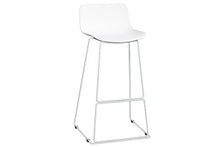 Wave Plastic Bar and Counter Stool Sled Base - 760mm Seat Height