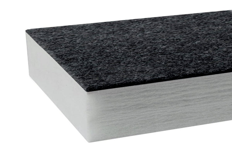 Autex Quietspace Acoustic Panel with vertiface [2400H x 1200W x 104D] Autex grey with vertiface koala 