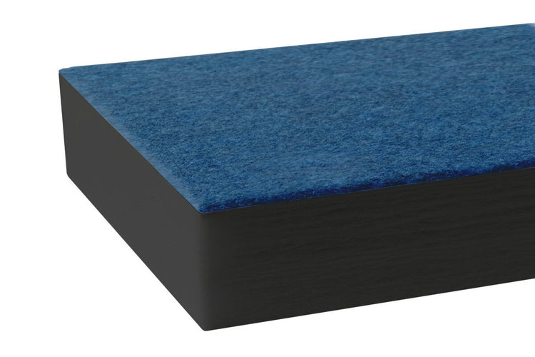 Autex Quietspace Acoustic Panel with vertiface [2400H x 1200W x 104D] Autex black with vertiface atlantis 