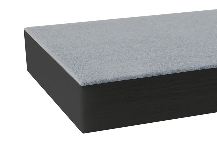 Autex Quietspace Acoustic Panel with vertiface [2400H x 1200W x 54D] Autex black with vertiface myst 