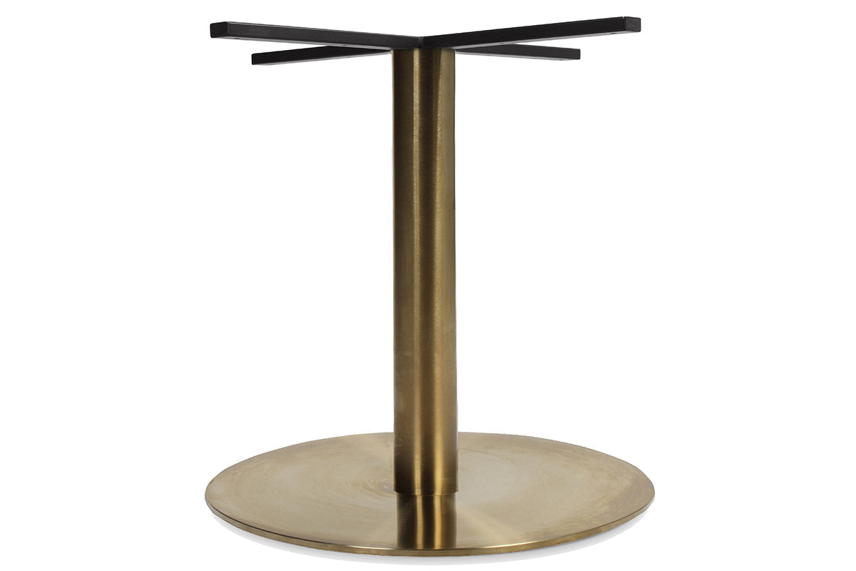 EZ Hospitality Rome Base Round Meeting Table [1200 mm] EZ Hospitality brass frame none 