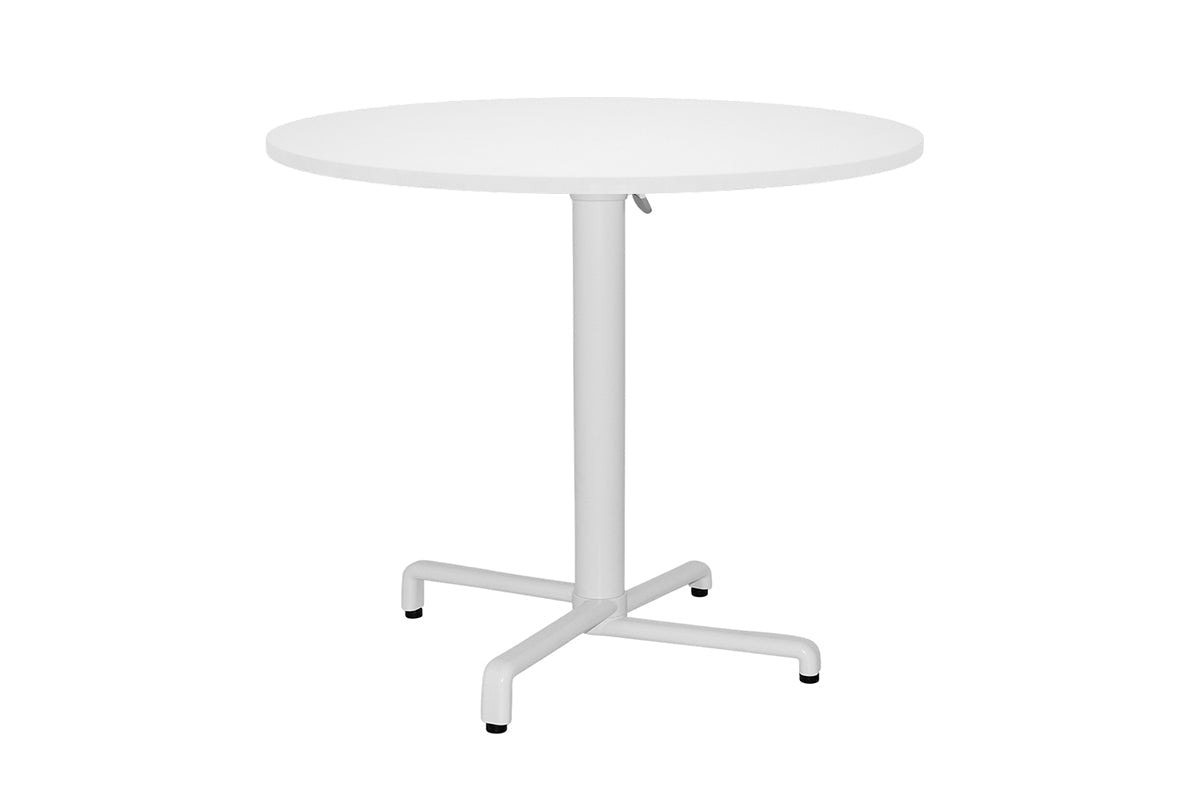 Ez Hospitality Scudo Folding Table Base with Handle - Round [600 mm] EZ Hospitality white base colour white 