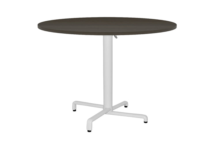 Ez Hospitality Scudo Folding Table Base with Handle - Round [800 mm] EZ Hospitality white base colour dark oak 