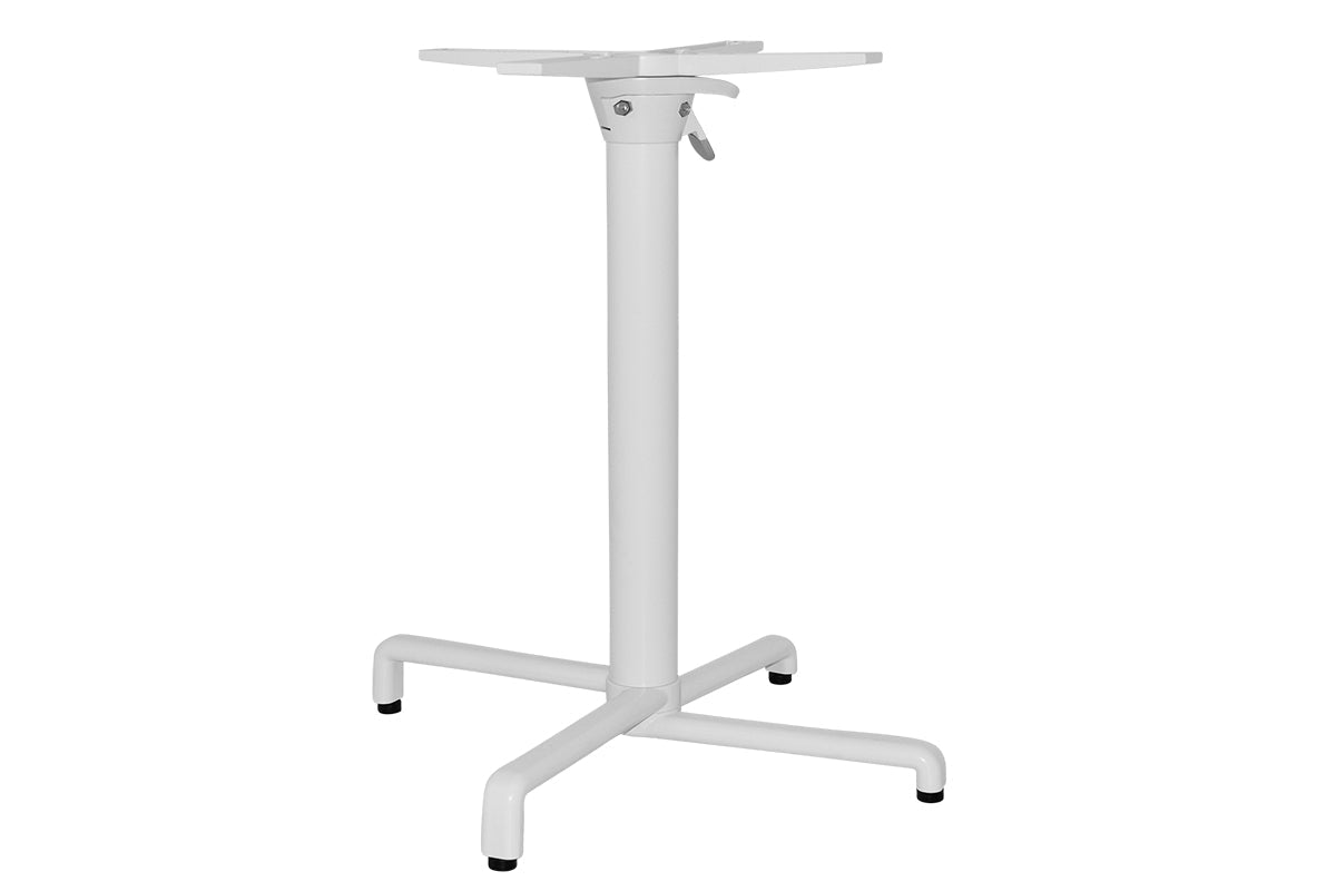 Ez Hospitality Scudo Folding Table Base with Handle - Square [700L x 700W] EZ Hospitality white base colour none 