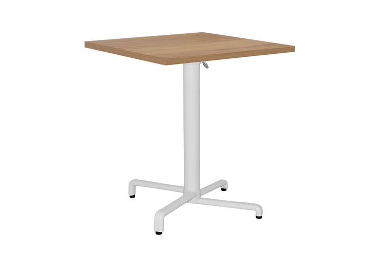 Ez Hospitality Scudo Folding Table Base with Handle - Square [700L x 700W] EZ Hospitality white base colour salvage oak 