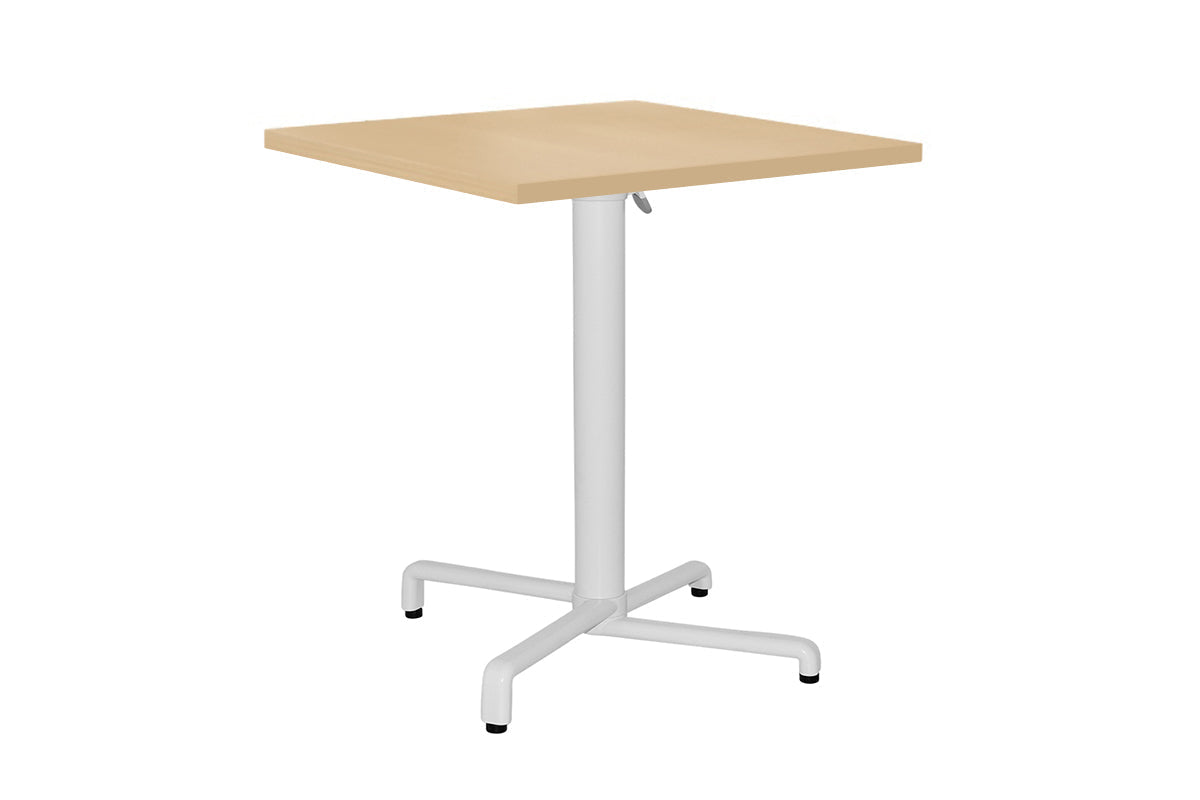 Ez Hospitality Scudo Folding Table Base with Handle - Square [700L x 700W] EZ Hospitality white base colour maple 