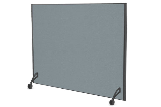 Freestanding Office Partition Screen Fabric Black Frame [1200H x 1200W ...