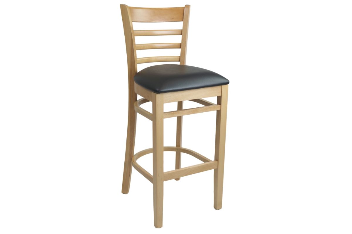 Hospitality Plus Florence Bar Stool European Made with Vinyl Seat - 75 ...