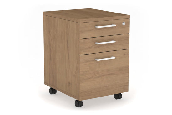 Mobile Pedestal with Lockable Filing Drawers Laminate - White - Premium ...