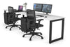 Quadro Loop Legs 2 Person Run Office Workstation [1400L x 700W] - Thumbnail 7 