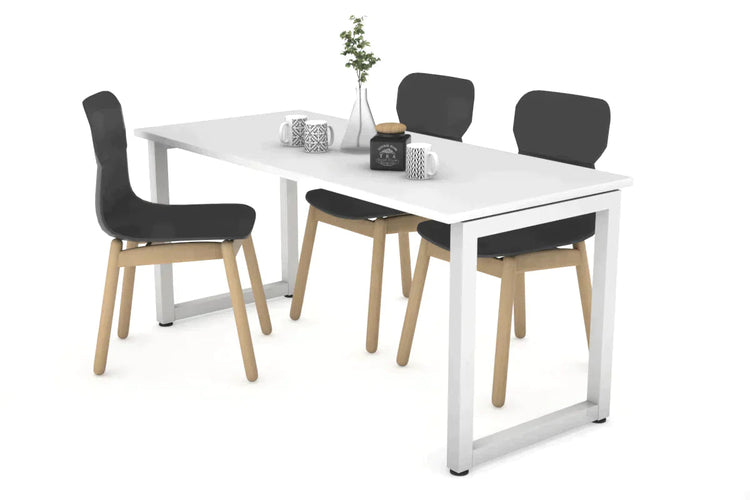 Quadro Loop Legs Table [1200L x 700W] Jasonl white leg white 