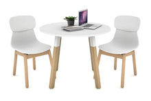  - Quadro Wood Legs Round Table [800 mm] - 1