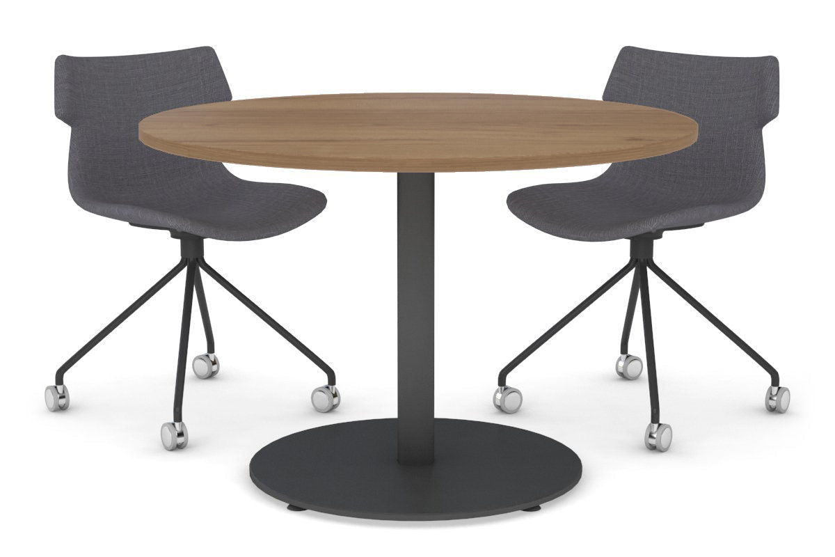 Sapphire Cafe Table - Disc Base [800 mm] Jasonl 450mm black base salvage oak 