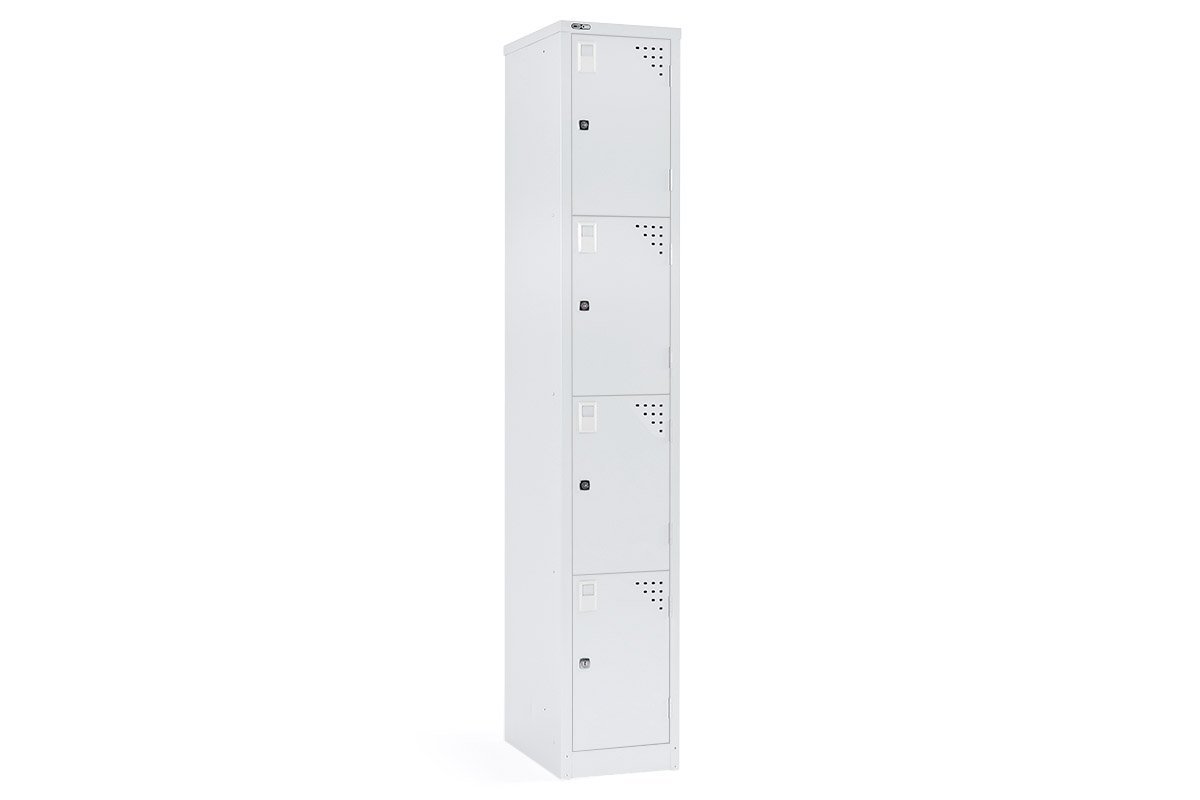 Sonic Metal Locker 4-Tier Door - Single - white | JasonL Office ...