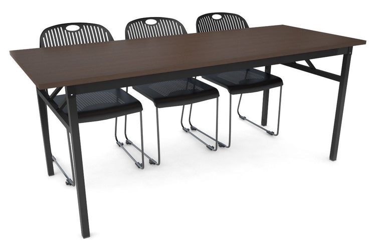 Sonic Steel Black Frame Folding Table [1800L x 700W] Sonic 