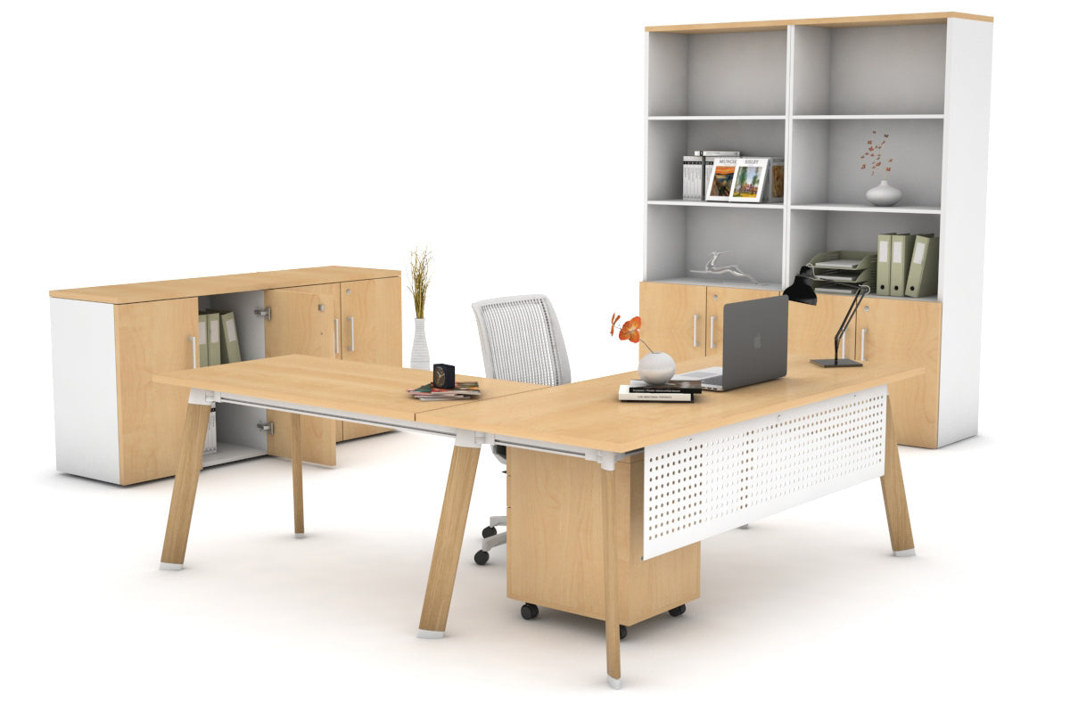 Switch Executive Corner Desk [1800L x 1700W] - White - Premium Design ...